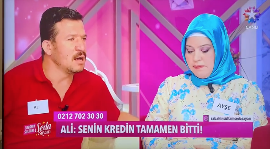 sabahlarin sultani seda sayan programinda skandal canli yayinda kufur etti eski esine vazo firlatti